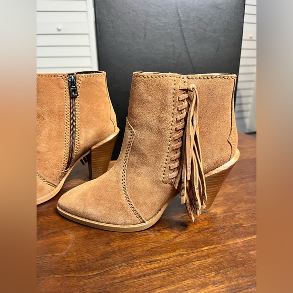NWT Coach | Western Suede  Fringe Booties - Picture 3 of 8